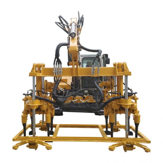 JG80L-C rail excavators ballast tampling machine